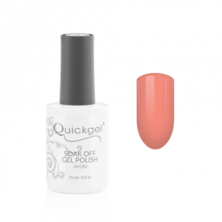 Quickgel Ημιμόνιμο Βερνίκι - No 385 Orange Soda - 15mL