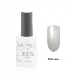 Quickgel Ημιμόνιμο Βερνίκι - No G061 Silver Pearl - 15mL