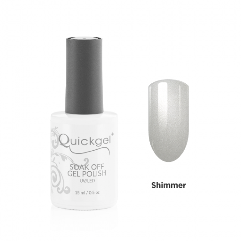 Quickgel Ημιμόνιμο Βερνίκι - No G061 Silver Pearl - 15mL