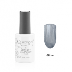 Quickgel Ημιμόνιμο Βερνίκι - No G081 Silver Denim - 15mL