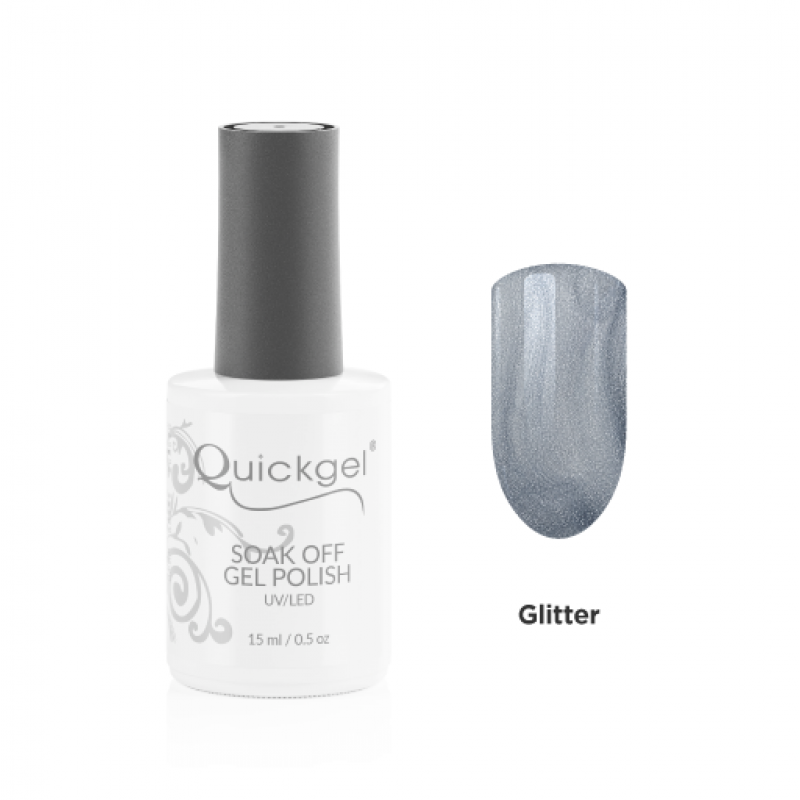 Quickgel Ημιμόνιμο Βερνίκι - No G081 Silver Denim - 15mL