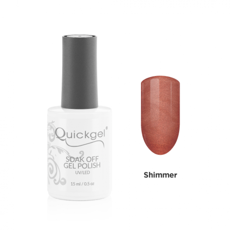 Quickgel Ημιμόνιμο Βερνίκι - No G162 Rose Copper - 15mL