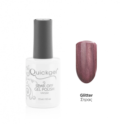 Quickgel Ημιμόνιμο Βερνίκι - No G182 Rose Bronze - 15mL