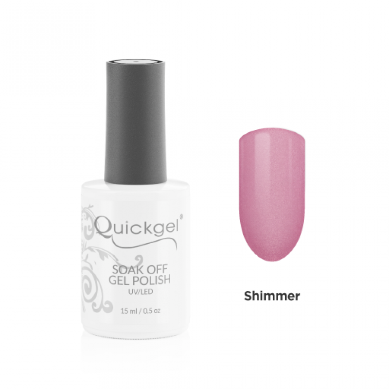 Quickgel Ημιμόνιμο Βερνίκι - No G373 Shimmer Peony - 15mL