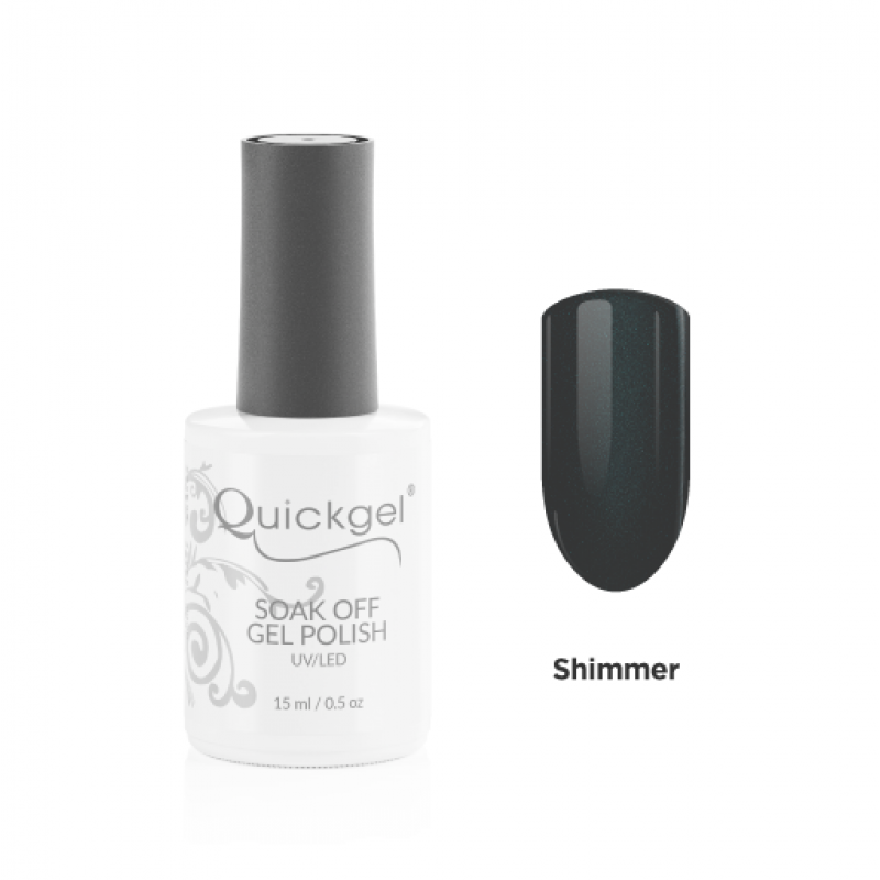 Quickgel Ημιμόνιμο Βερνίκι - No G608 Chinese Black - 15mL
