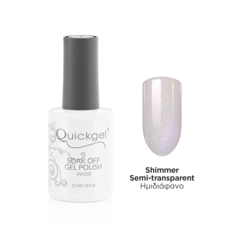 Quickgel Ημιμόνιμο Βερνίκι - No V002 Aurora - 15mL