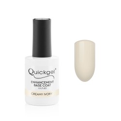 Quickgel Enhancement Base Coat - Creamy Ivory - 15ml