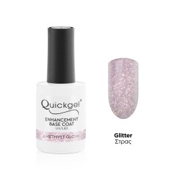 Quickgel Enhancement Base Coat - Amethyst Glow - 15ml