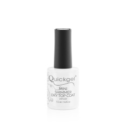 Quickgel Soak-Off Mini Shimmer Dry Top Coat - 7,5ml