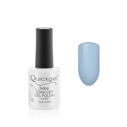 Quickgel No 207 - Ice Blue Mini - Ημιμόνιμο Βερνίκι 7,5 ml