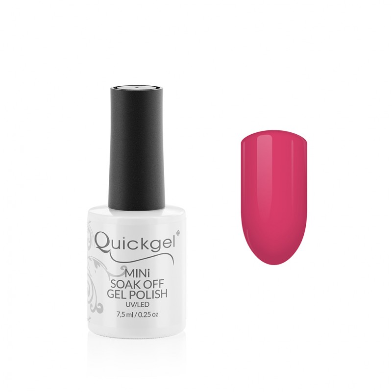 Quickgel No 4 - Fancy Pink Mini - Ημιμόνιμο Βερνίκι 7,5 ml