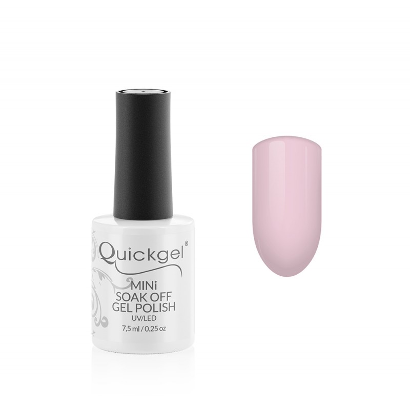 Quickgel No 714 - Pink Ribbon Mini  - Ημιμόνιμο Βερνίκι 7,5 ml