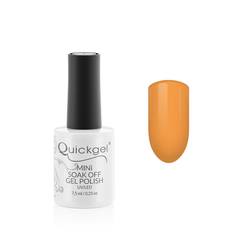 Quickgel No 838 - Amber Mini Ημιμόνιμο Βερνίκι νυχιών 7,5 ml