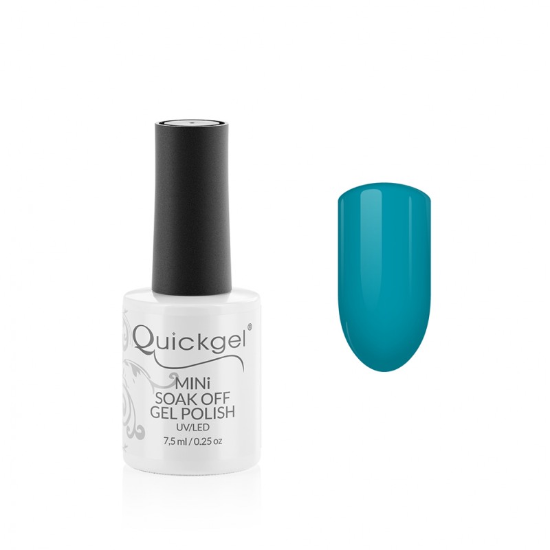 Quickgel No 845 - Blue Lagoon Mini Ημιμόνιμο Βερνίκι νυχιών 7,5 ml