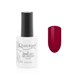 Quickgel Soak-Off Nail Polish - No 1378 Raspberry - 15mL