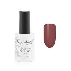Quickgel Soak-Off Nail Polish - No 180 Russett - 15mL