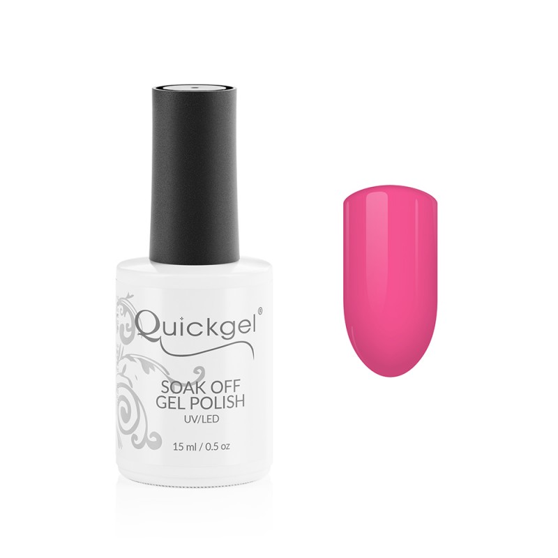 Quickgel Ημιμόνιμο Βερνίκι - No 394 Rose Pink - 15mL