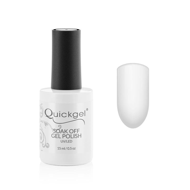 Quickgel White- Ημιμόνιμο Βερνίκι 15 ml