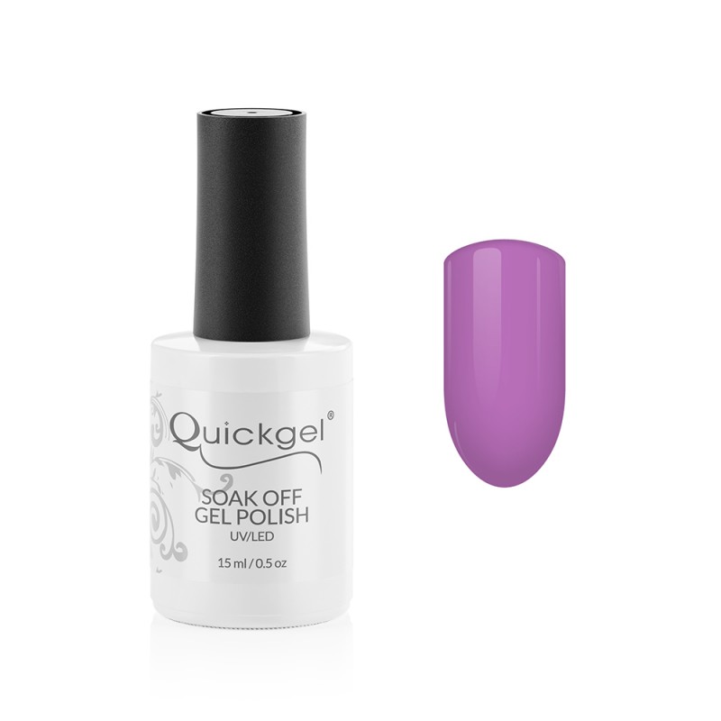 Quickgel No 517 - Lilac- Ημιμόνιμο Βερνίκι 15 ml
