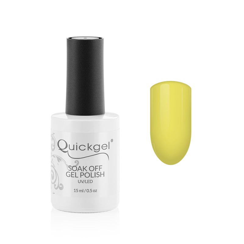 Quickgel No 530 - Banana - Ημιμόνιμο Βερνίκι - 15 ml