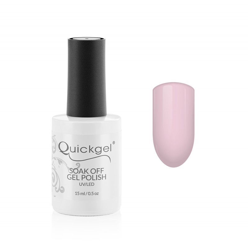 Quickgel No 714 - Pink Ribbon - Ημιμόνιμο Βερνίκι - 15 ml