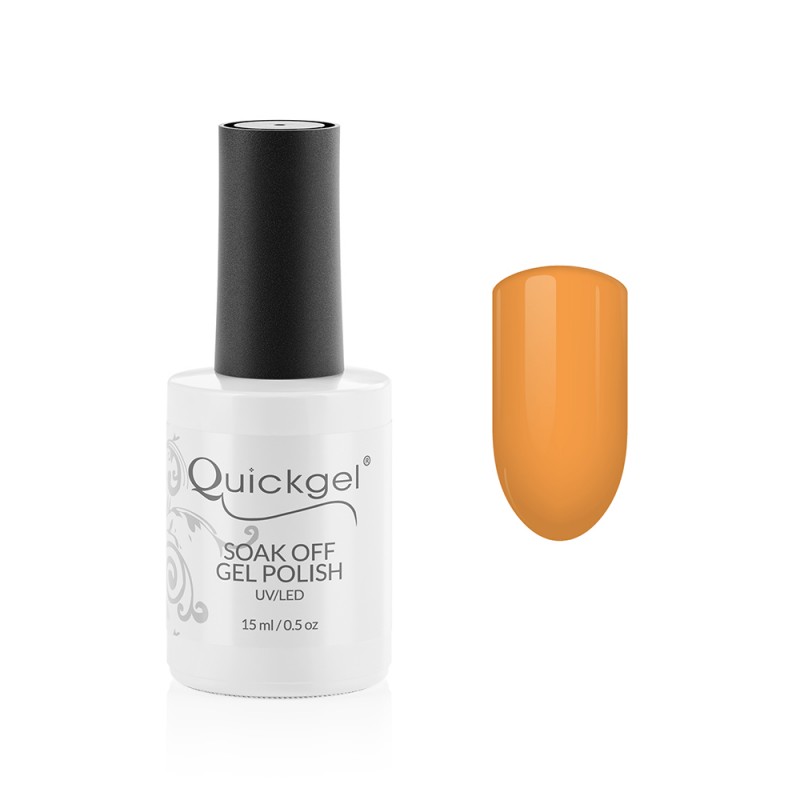 Quickgel No 838 - Amber Regular Ημιμόνιμο Βερνίκι νυχιών 15 ml