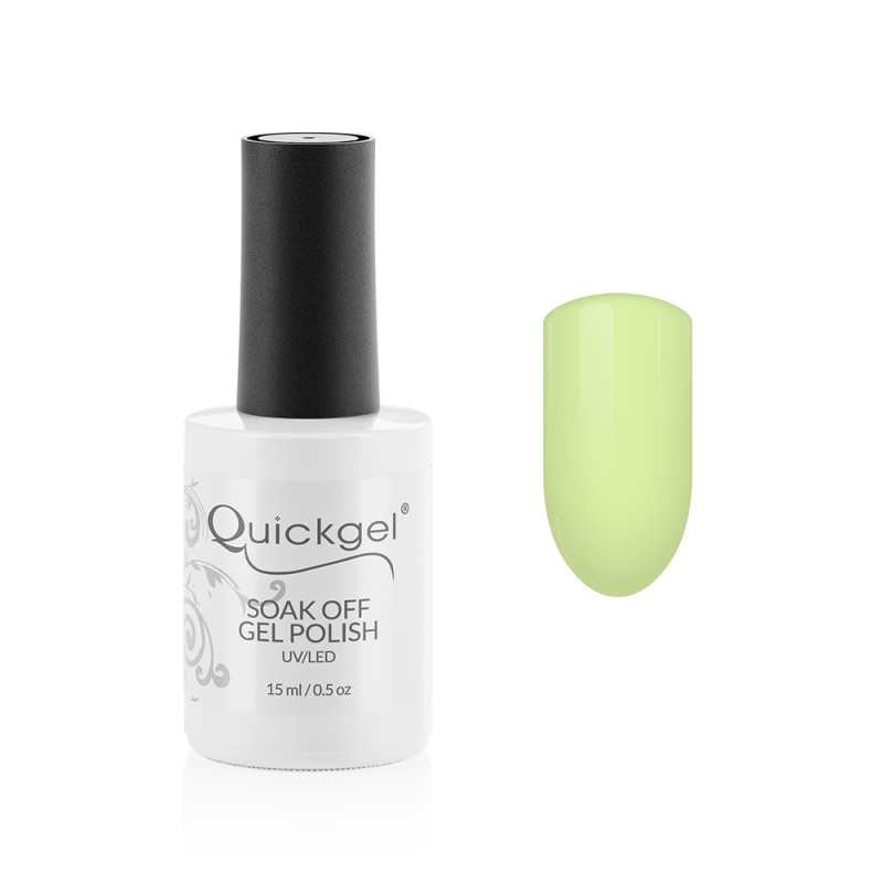 Quickgel No 886 - Lime Green Regular Ημιμόνιμο Βερνίκι νυχιών 15ml