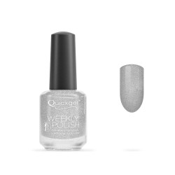Quickgel No 865 - Frosty Silver 15 ml - Weekly polish