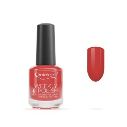 Quickgel No 255 - Coral Βερνίκι 15 ml - Weekly polish