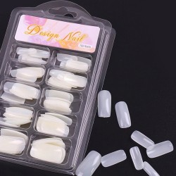 Nail Tips - Design Nail 100 Γαλακτερά Τεμάχια